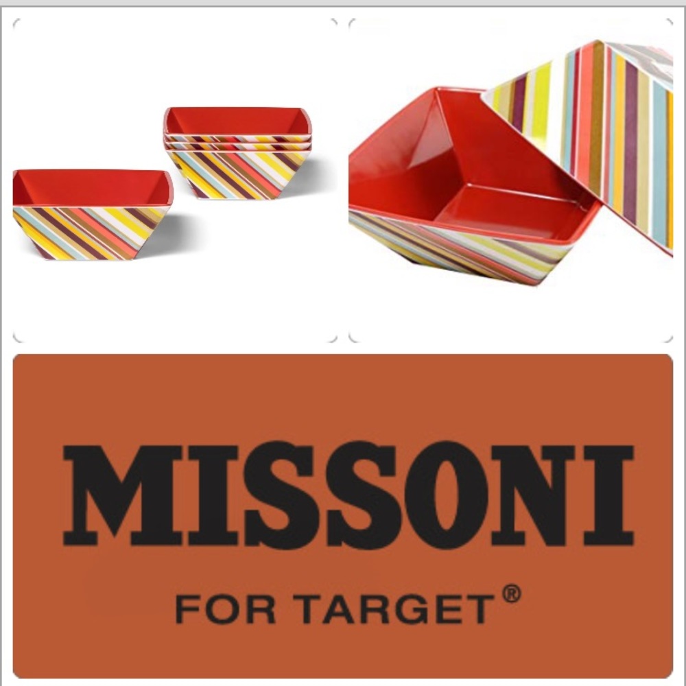 🆕😍 Missoni set of 4 cereal bowls